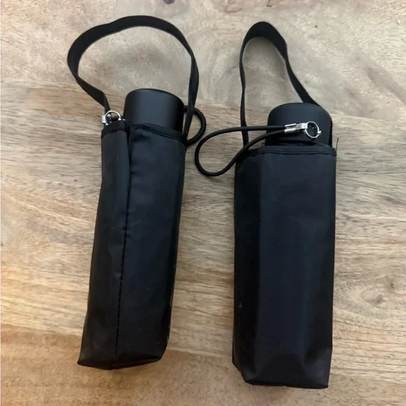 Black Compact Totes Umbrella, set of 2 - Picture 1 of 2